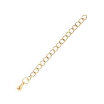 Stainless Steel Chain Extension (60 mm) Gold (5 pcs)