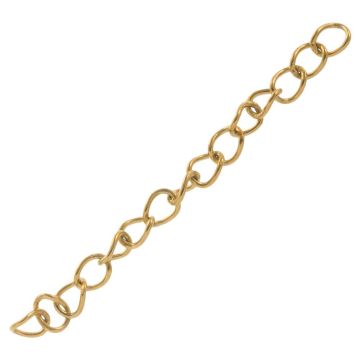 Stainless Steel Chain Extension (47 mm) Gold (10 pcs)