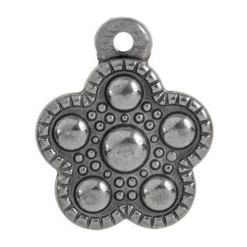 Stainless Steel Charm (18 x 15 x 3 mm) Antique Silver (5 pcs)