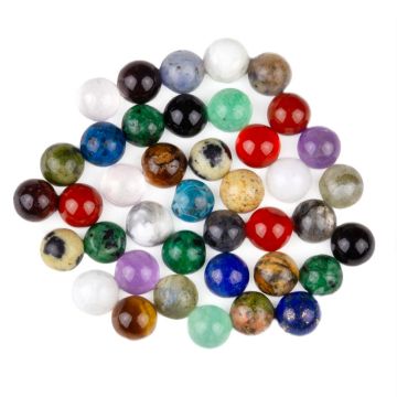 Cabochon Natural Stone Mix Set (4 mm) 40 pcs