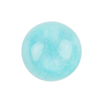 Jade Cabochon (4 mm) Light Blue (3 pcs)