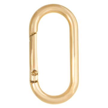 Carabiner Oval (50 x 24.5 mm) Gold (1 pcs)