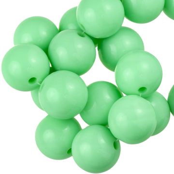 Acrylic Beads (16 mm) Medium Aquamarine (25 pcs)