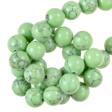 Turquoise Beads (8 mm) Pistachio Green (48 pcs)