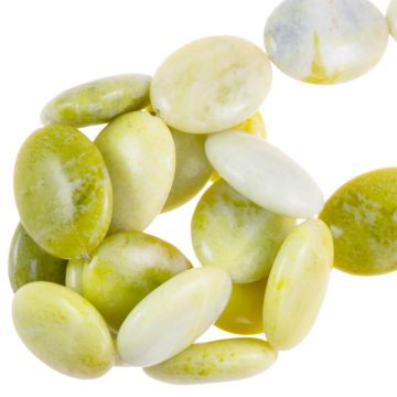 Lemon Jade Beads (20 x 15 x 7 mm) 20 pcs