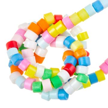 Lampwork Glass Beads (2.5 x 2 mm) Summer Sweet Mix (220 pcs)