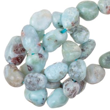 Larimar Beads (5 - 11 x 5 - 7 mm) 30 pcs