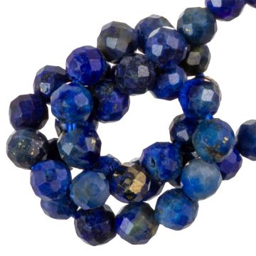 Lapis Lazuli Faceted Beads (2 mm) 170 pcs