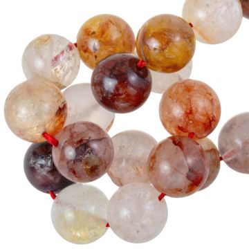 Hematoid Quartz Beads (12 mm) 32 pcs