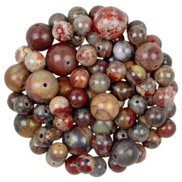 Bead Mix - Picasso Jasper (50 gram)