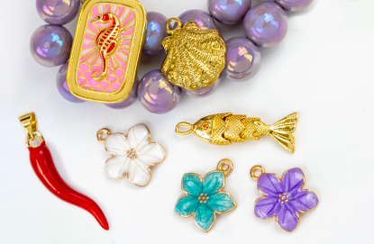 Trendy charms and pendants
